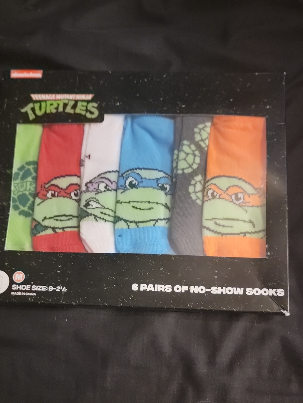 Teenage Mutant Ninja Turtles No-Show Sock Set - Multicolor